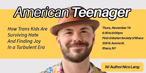 HOW TO SUPPORT TRANS YOUTH: A CONVERSATION W\/ AUTHOR NICO LANG
