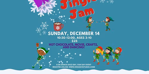 DK Jingle Jam, Sunday December 14, 10:30a-12