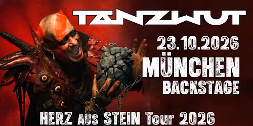 Tanzwut - Herz aus Stein Tour 2026 M\u00fcnchen