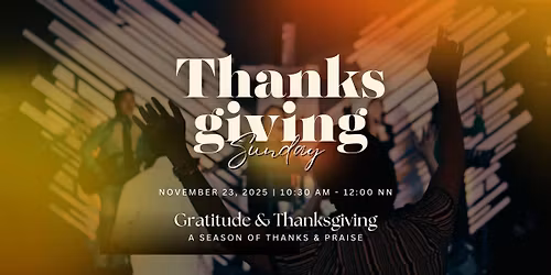 Thanksgiving Sunday Celebration