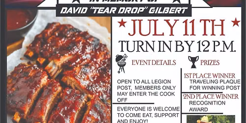 Sons Of The American Legion Rib Cook Off