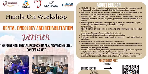 Educan Workshop on dental oncology at jaipur