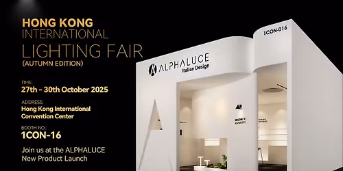 Invitation to ALPHALUCE at HK International Lighting Fair