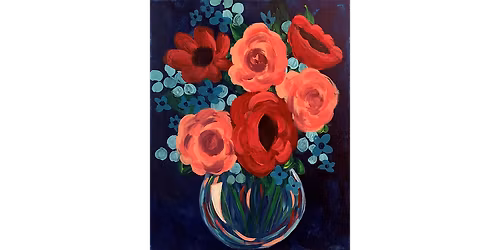 Bouquet en Rouge - Paint and Sip in Cincinnati | Classpop!\u2122