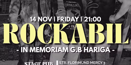 ROCKABIL In Memoriam G.B HARIGA @ Stage Pub Timisoara