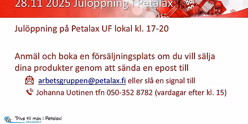 Jul\u00f6ppning 2025