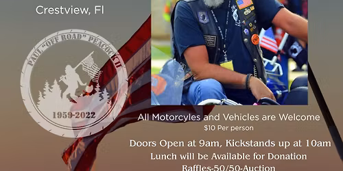 Paul "Off Road" Peacock II Memorial Ride 