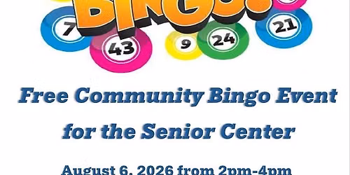 Senior Citizen Community Bingo