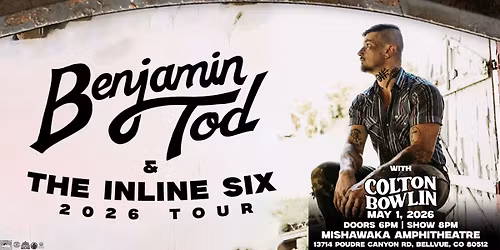 Benjamin Tod and the Inline Six 2026 Tour w\/ Colton Bowlin