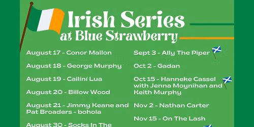 Irish Series at Blue Strawberry