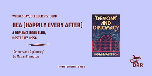 HEA Romance Book Club  - "Demons and Diplomacy" by Megan Frampton