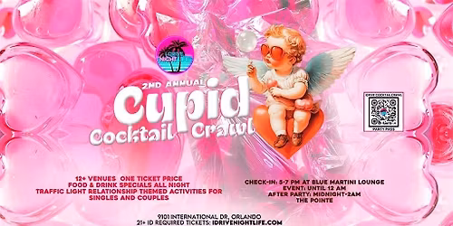 2nd Annual CUPID COCKTAIL BAR CRAWL