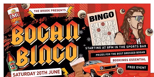 Bogan Bingo at the Brook!