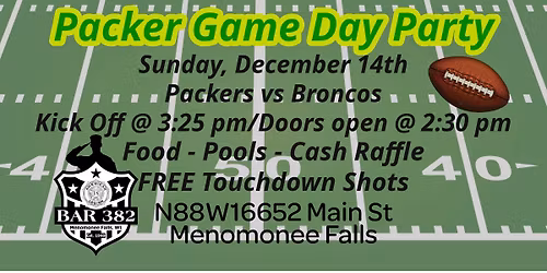 Packer Game Day Party