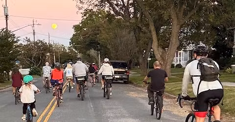 Cape Charles Full Moon Bike Ride - May 1st - Flower Moon