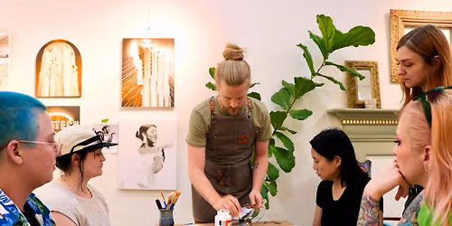 Seth M. Jones Studio Art Workshop - Decoupage Plates