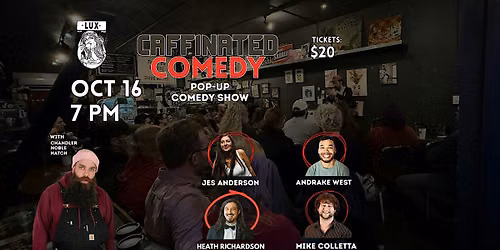 Comedy Night at Lux Coffee October 16!