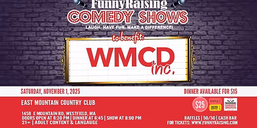 Comedy Night Fundraiser for WMCD, Inc
