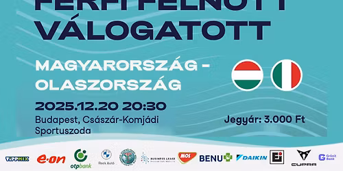 Magyarorsz\u00e1g - Olaszorsz\u00e1g - F\u00e9rfi feln\u0151tt v\u00e1logatott v\u00edzilabda m\u00e9rk\u0151z\u00e9s