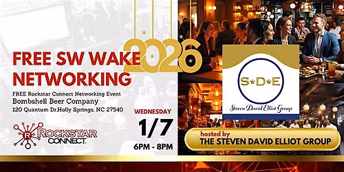 Free SW Wake Rockstar Connect Networking Event  (January, NC)