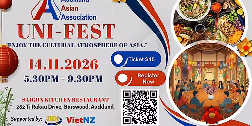 Auckland Asian Uni-Fest Dinner Event 14.11.26