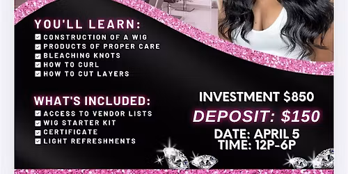 Hands On Wig Making Course