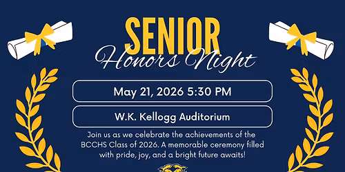 BCCHS Senior Honors Night