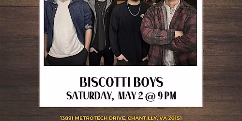 Crossroads Live Presents: Biscotti Boys
