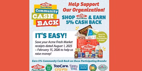 Acme Community Cash Back Program
