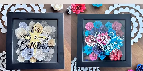 Holiday Paper Flower Rolling Workshop