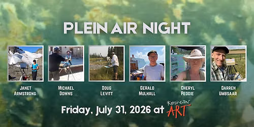 Plein Air Night at Kensington Art Supply