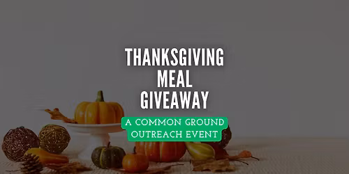 Thanksgiving Meal Giveaway