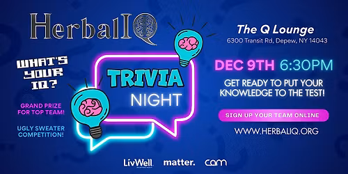 Herbal IQ Trivia Night "What's Your IQ?"