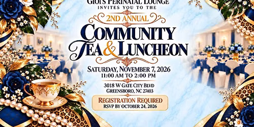 Community Tea & Luncheon
