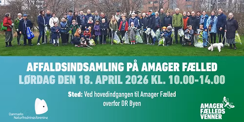 Affaldsindsamling p\u00e5 Amager F\u00e6lled