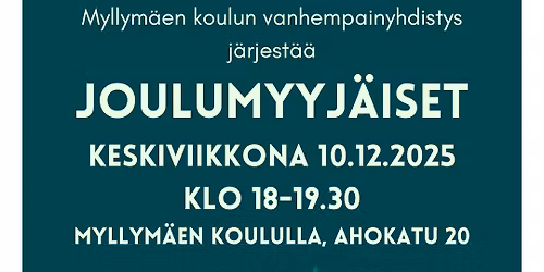 Joulumyyj\u00e4iset Myllym\u00e4en koululla
