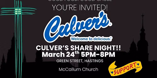 Culver's Giving Tuesday! \ud83d\udce2 Tell all of your friends