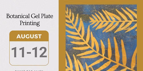 Botanical Gel Plate Printing