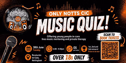 Only Notts CIC - Music Quiz!