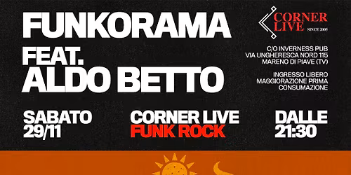 CORNER LIVE | FUNKORAMA feat. Aldo Betto
