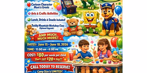 Kids Summer  Extravaganza Camp Morgantown Mall 