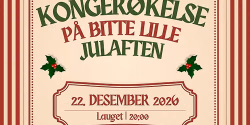 Konger\u00f8kelse p\u00e5 bitte lille julaften