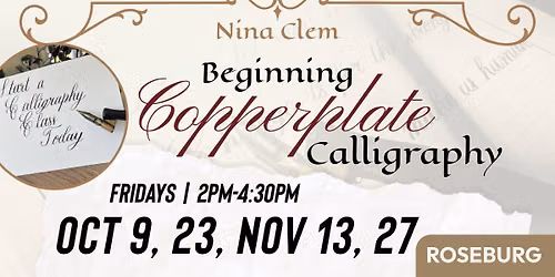 Beginning Copperplate Calligraphy with Nina Clem