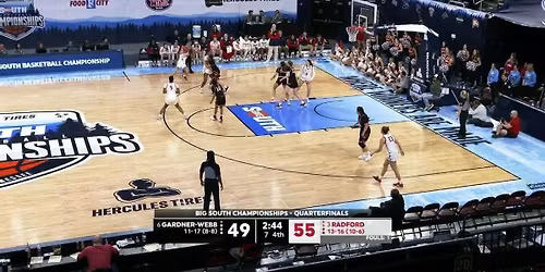 Gardner-Webb Runnin' Bulldogs at Radford Highlanders Mens Basketball