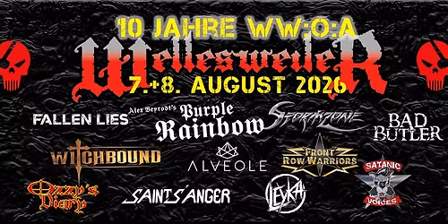 WW:O:A 2026 - Wellesweiler-Open-Air - 10 Jahre 