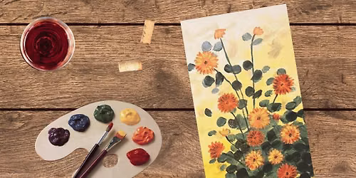Paint and Sip: Monet's Dahlias