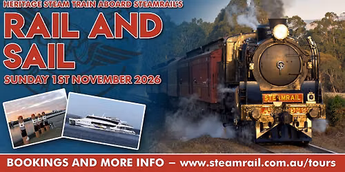 Rail and Sail - Sunday 1st November 2026