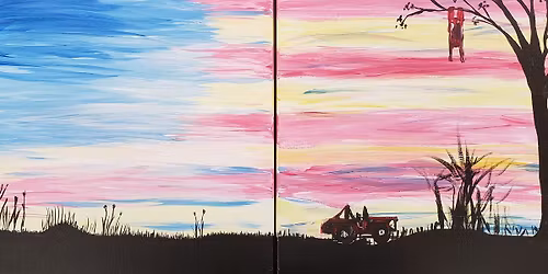 Date Night Feat Patriotic Sunset