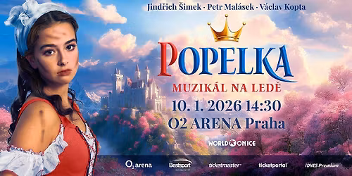 Popelka \u269c\ufe0f Kouzeln\u00fd muzik\u00e1l na led\u011b v PRAZE