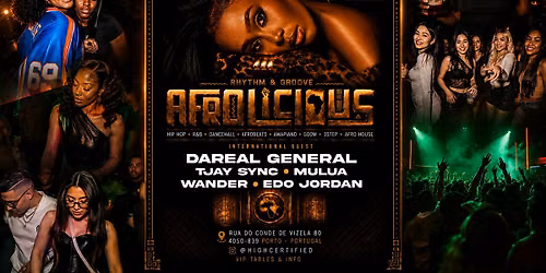 Afrolicious Rhythm & Groove - The Hottest Party in Town - Porto Edition